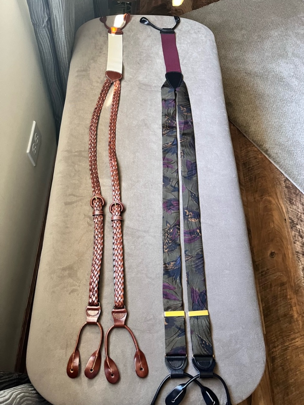Trafalgar 2 Pair of Suspenders Leather
